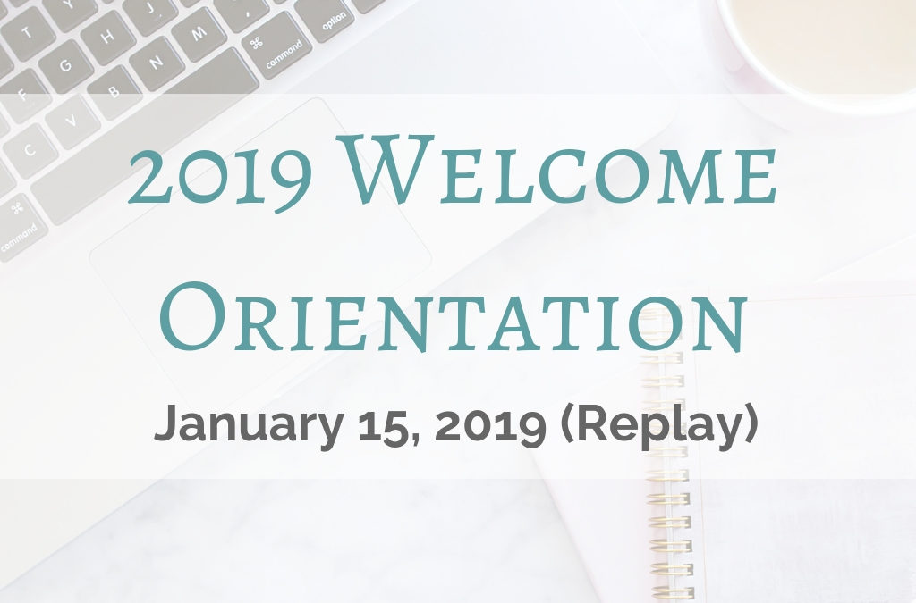 2019 Welcome Orientation