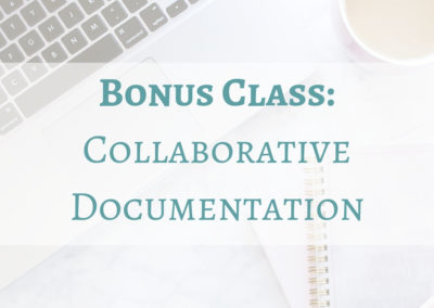 Bonus Class:  Meaning and Collaborative Documentation